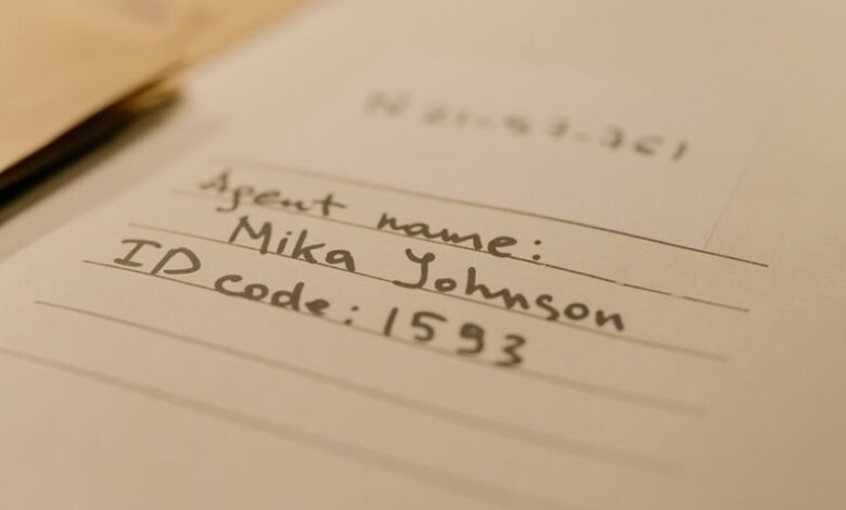 operational number index record